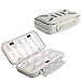 Goture Fishing Lure Boxes kit Bait Tackle Box Plastic Storage, Small-Lure-Case, Mini-Lure-Box for Vest, Fishing-Accessories Large Boxes Storage Containers (Medium/Grey)