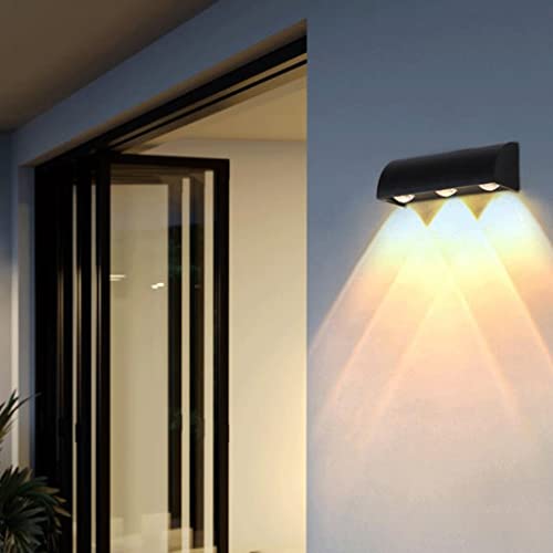 Lampe murale extérieure LED double tête éclairage étanche pour cour - 5