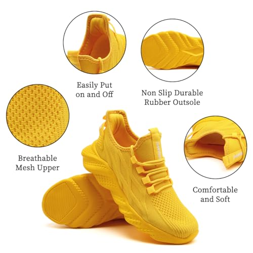 Image of DLWKIPV Womens Slip on Walking Tennis Shoes for Women Work Running Athletic Gym Sports Sneakers Lightweight Casual Shoe
