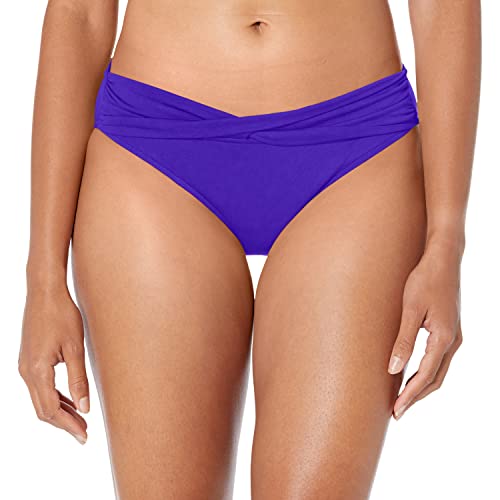 Seafolly Women's Twist Band Hipster Bikini Bottoms, Blue (Reflex Blue Reflex Blue), 10