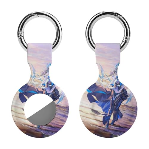 Airtag�Ή��ی�J�o�[ �����K�� Fate FGO �V���R���ی�P�[�X ���^�g���b�J�[�Ή� �L�[�z���_�[ �J���r�i�t�� �L�[�����O �����h�~ �ϏՌ� �R���p�N�g �S�ʕی� �ϖ��Ր� �y�� �C���h�~ 1PCS [���s�A���i]