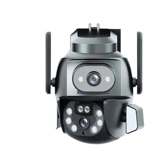 Sécurité intelligente extérieure pour maison : caméra WiFi 4K double écran - 2