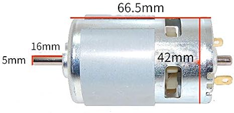 CHANCS 775 Motor DC 12V/24V Table Saw Kit High Power Torque Circular Saw with Saw Blade Chuck and Saw Blade