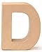 Produktbild Papp-Buchstabe D 17,5x5,5cm
