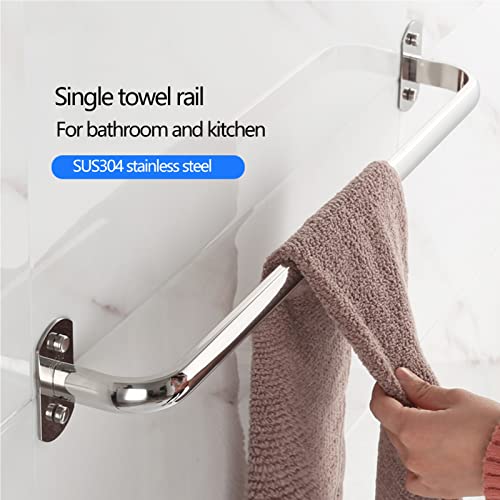 Toallero de acero inoxidable pulido premium de 100 cm multicolor 5