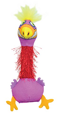 Petstages 744 Madcap Boingy Bird Cat Catnip Toss and Bat Plush Toy