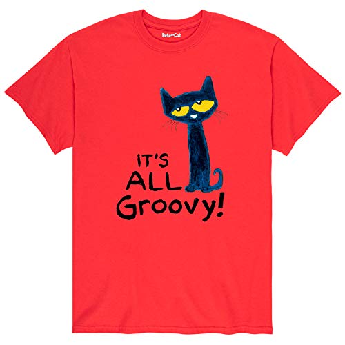 Pete The Cat - It's All Groovy - Men's Short Sleeve Graphic T-Shirt