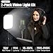 2Pack LED Video Light Kit, Hagibis 15W Photography Lighting Kit, 78