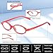 SODQW Fashion Fake Glasses Oval Y2k Eyewear Frame Blue Light Non Prescription Glasses for Women Clear Cosplay Glasses