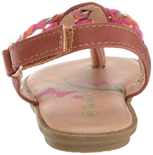 Josmo Baby-Girl's Lucy Flat Sandal, Brown, 6 Toddler3