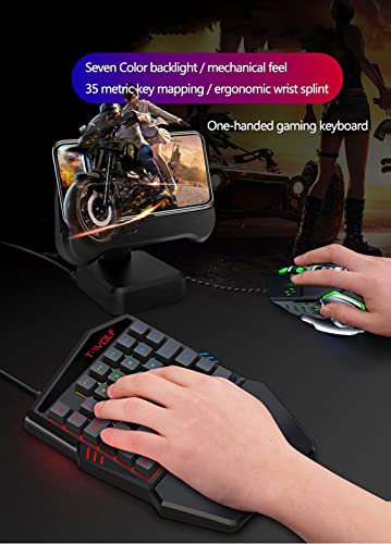 Clavier de jeu à une main compact pour libérer de l'espace sur bureau Windows - 4
