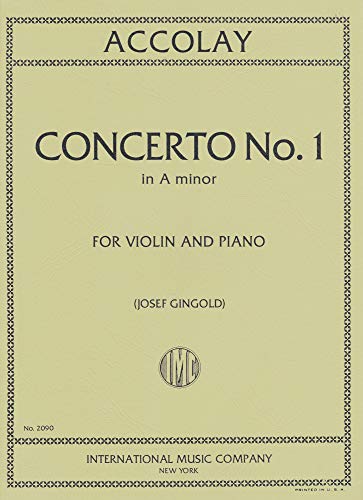 Concerto No. 1 in A Minor for Violin and Piano - image 1