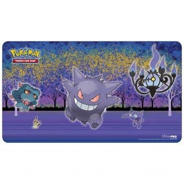 Ultra Pro Usa Ultra Pro Haunted Hollow Printed Art Card Game Playmat - Gengar Misdreavus Mimikyu Sableye Chandelure #TOP1