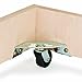 WoodRiver Corner Caster, Set of 4, Holds 290 lbs