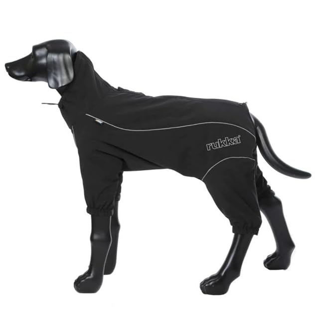 Foto 6 de 7 de Rukka Chaqueta térmica para perro, resistente al viento, para invierno, color negro