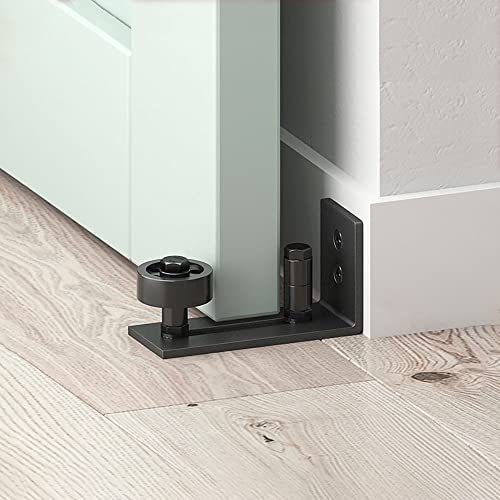WANGCL Floor Guide 1Pack Barn Door Guide Sliding Door Floor Guide Bottom Adjustable Stay Roller with 8 Setup Options - Image 2