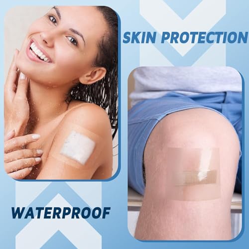 Image of Gadget Deals- waterproof bandage | tape | waterproof bandage for stitches | surgical tapewaterproof | transparent tape for Shower Tattoos(5cm*5m)