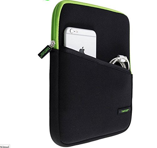 Shockproof 7-8 Inch Tablet Sleeve Case Cover Bag For Samsung Galaxy Tab A7 Lite 8.7"/ Tab A 8.4"/ Tab A 8.0"/ Tab Active3 Ipad Mini 6/5/4 Fire Hd 8 Plus/ Fire 7 / Pritom 7 / Rca Voyager 7 (8", Green) #TOP2