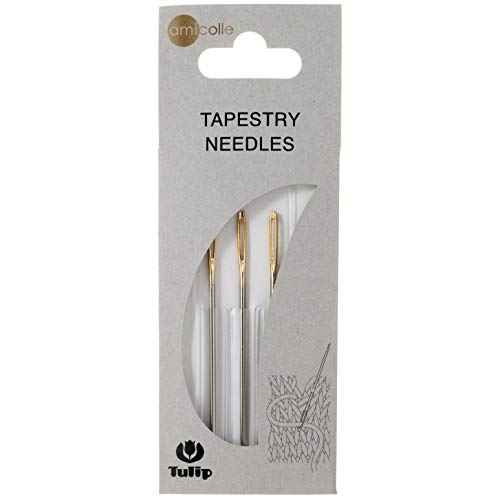 Tulip Tapestry Needle No. 23 - 1 piece, Silver or Gold Finish, Made in Japan, No.20 (0.89 x 39.5mm)