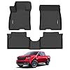 All Weather Floor Mats for Ford Maverick Hybrid 2022-2025 2026 (Only for Hybrid), TPE Rubber Floor Liners Anti-Slip Full Set Automotive Mats for Maverick 2025 Accessories