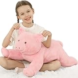 Merveilleux cadeau : peluche cochon moelleuse, avec des détails soignés. Meilleur choix pour les amateurs de cadeaux destinés aux enfants, bébés, garçons et filles pour la fête des enfants, Noël, anniversaire, Saint-Valentin, Halloween, fête des mères, Action de grâce et jubilé.