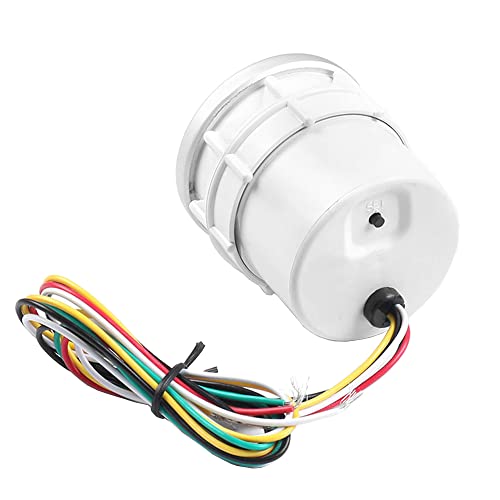 ETOPARS 52mm Automotor Kfz Zeiger Spannungsanzeige Tacho Drehzahlmesser Drehzahl Messgerät Kit RPM Weiß Helles Lichtanzeige Zeigeranzeige Rennanzeige Rauchtönung Len