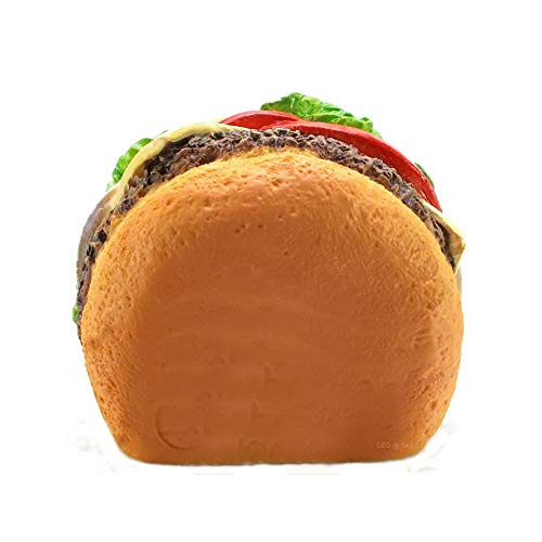 Imán pequeño de hamburguesa de resina decorativo miniatura 4