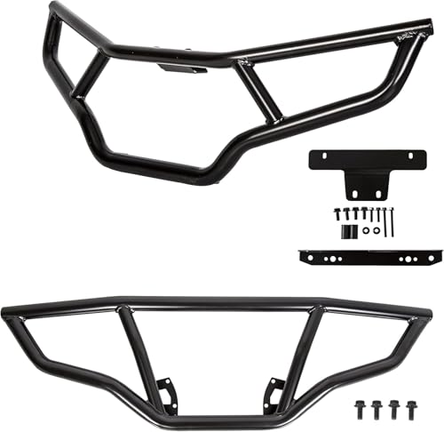 ALMULOO Front Rear Bumper Guard 2014-2024 Polaris Sportsman