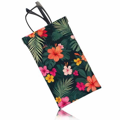 Image of Dragonfly Glasses Case Lightweight Glasses Cases PU Sunglass Organizer Eyeglasses Case Glasses Cases For Men Women