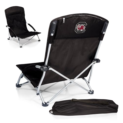 PICNIC TIME NCAA South Carolina Fighting Gamecocks Tranquility Portable Folding Beach Chair, Black, One Size (792-00-175-524-0)
