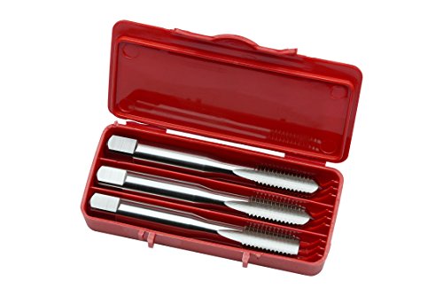 Dormer E500 HSS Straight Flute Hand Tap Metric with Bright finish, ISO standard, 3 Pack