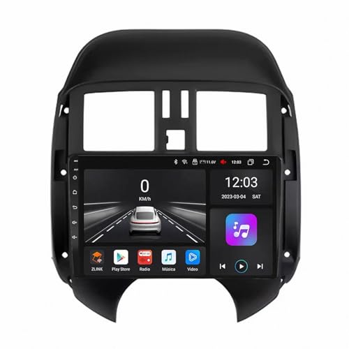 Autoradio portátil Android Auto inalámbrico y Carplay para Nissan Versa Sunny C17
