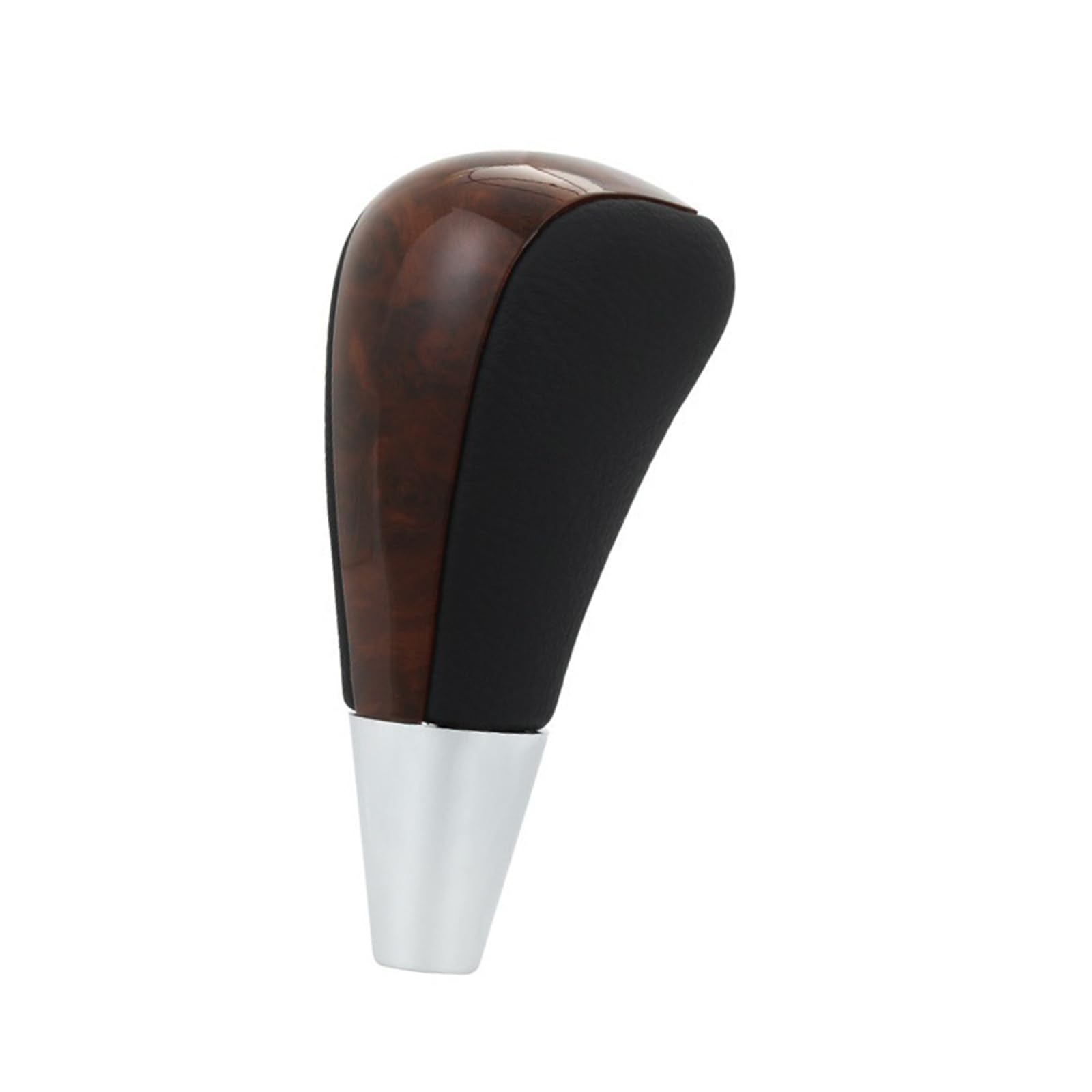 Zhannuobhd Wood Grain For Toyota For Corolla For Camry For Yaris For Rav4 Automatic Gear Shift Knob Leather Shifter Lever Stick Stick Shifter Lever Knob(Wood Grain)