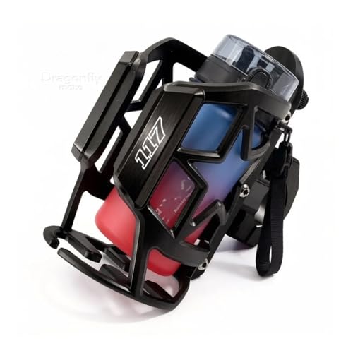 Porte-bouteille de boisson pour moto de type Softail FXR et CVO support d'eau robuste - 6