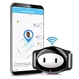 Autopmall Perseguidor de perro gato GPS Tracker collar impermeable IP68 5 días espera Geo-valla mini GPS Tracker voz llamada WiFi+LBS aplicación gratuita