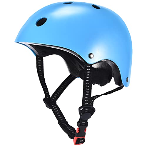 Blue Kids Bike Helmet - Bike Helmets For Kids 8-14 Years Old Or Younger - Scooter, Bicycle Skateboard Helmet For Kids - Highly-Protective Boys Bike Helmet For Biking, Skateboarding, And Outdoor Sports #TOP21