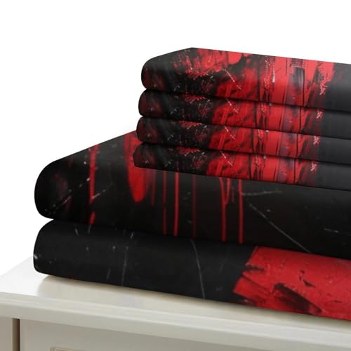 Set de housse de couette ailes 3D microfibre de qualité supérieure, lit simple 135x200cm