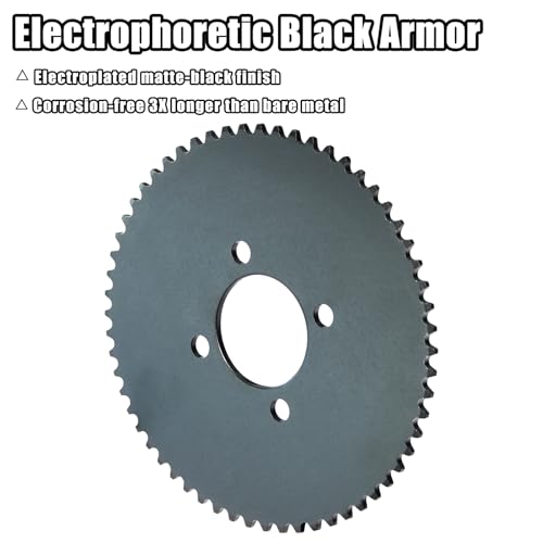 Image of JNDO Mini Bike Sprocket 60T Rear Sprocket 35 Chain for Predator 79cc /212cc /420cc Engines Mini Bikes Go Karts & Drift Trikes