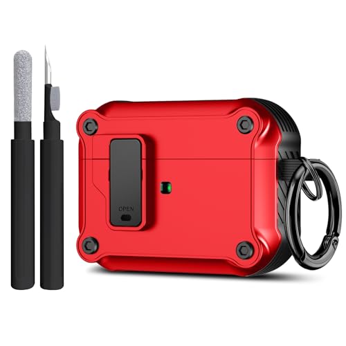 Image of Compatible with Airpods Pro 3 Case(2025),for Airpods Pro 3rd Generation Cases Cover with Keychain Cleaner Kit Soft Silicone Shockproof Cover for Women Men