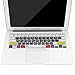 MOSISO Silicone Keyboard Cover Compatible with MacBook Air 13 inch A1466 A1369 2010-2017&Compatible with MacBook Pro 13/15 (with/Without Retina Display, 2015 or Older Version), OS X OSX-M-CC-2, White