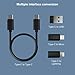 YANZIE USB Adapter, Micro USB Charging Cable with USB C Lighting Adapter, Lighting to USB C Adapter, Multi Charging Cable Storage Box Contains SIM Card Holder