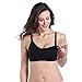 Stelle Nursing Bras Maternity Bra for Breastfeeding Pregnancy Wireless Bralette with Pads, Extenders & Clips (Black+Beige+Rose Pink,L)