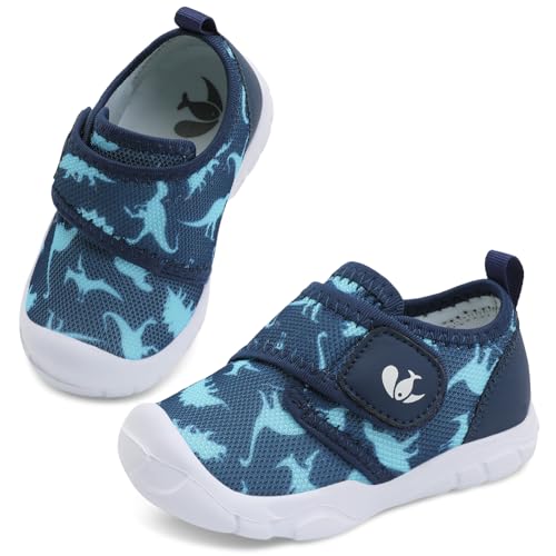 FEETCITY Toddler Slip On Shoes Boys Girls Walking Shoes Toddler Tennis Shoes Lightweight Toddler...