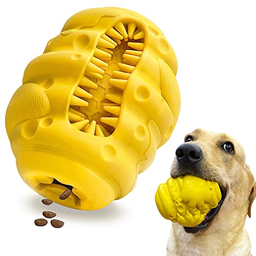 Dog Interactive Toys Indestructible Dog Toys Food Dispensing Treat Dispenser Dogs Puzzles Feeder Slow Feeding for Large/Medium/Small Aggressive Chewers Breeds