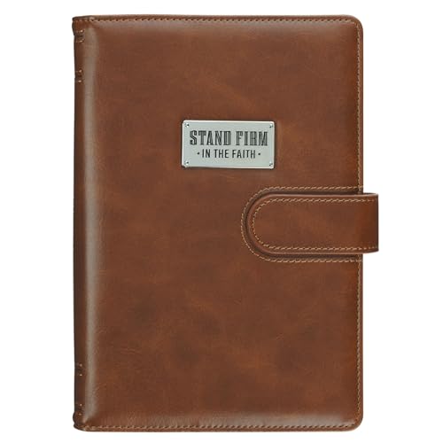 Image of Christian Art Gifts Refillable Notebook: Stand Firm - 1 Cor. 16:13