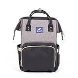 LightBaby Mochila de Bebé para Pañales y Biberones-Cambiador y Ganchos incluidos (Beige)