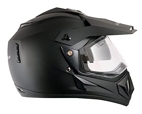Vega Off Road D/V Dull Black Helmet-M 