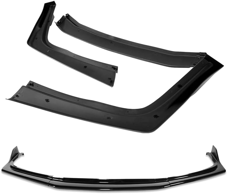 STAY TUNED PERFORMANCE ABS Material STP-Style Front Bumper Lip Body Kit Spoiler Splitter Compatible with 2012-2014 Toyota Camry SE Model [Not Fit for LE/XLE Models] (Painted Black)