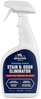 Rocco & Roxie Stain & Odor Eliminator for Strong Odor - Enzyme-Powered Pet Odor Eliminator for Home - Carpet Stain Remover for Cats and Dog Pee - Enzymatic Cat Urine Destroyer - Carpet Cleaner Spray
