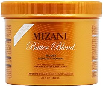 Mizan Butter Blend Rhelaxer for Medium/Normal Treated Hair for Unisex Relaxer, 30 Fl Oz